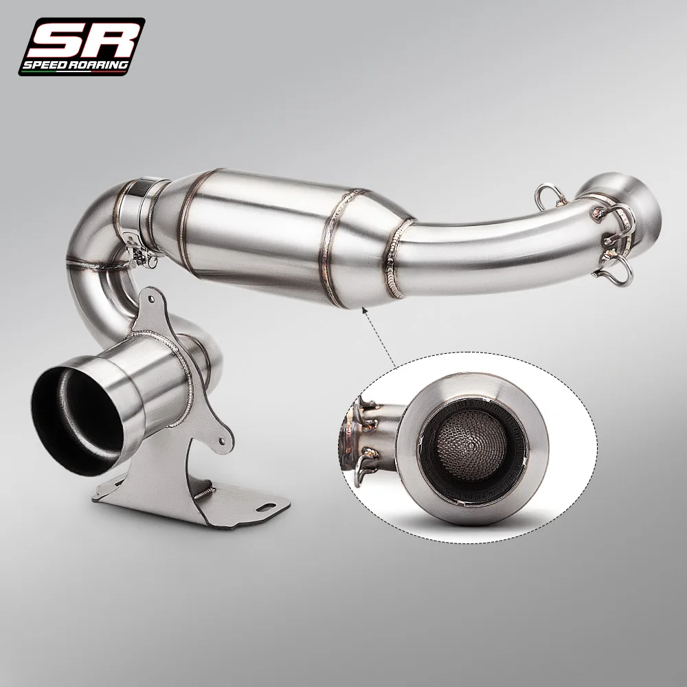 For Can-Am Maverick X3/Max Turbo RR ATV Motorcycle Exhaust System Slip-On Escape Moto Muffler Stainless Steel Exhasut 2017-2025