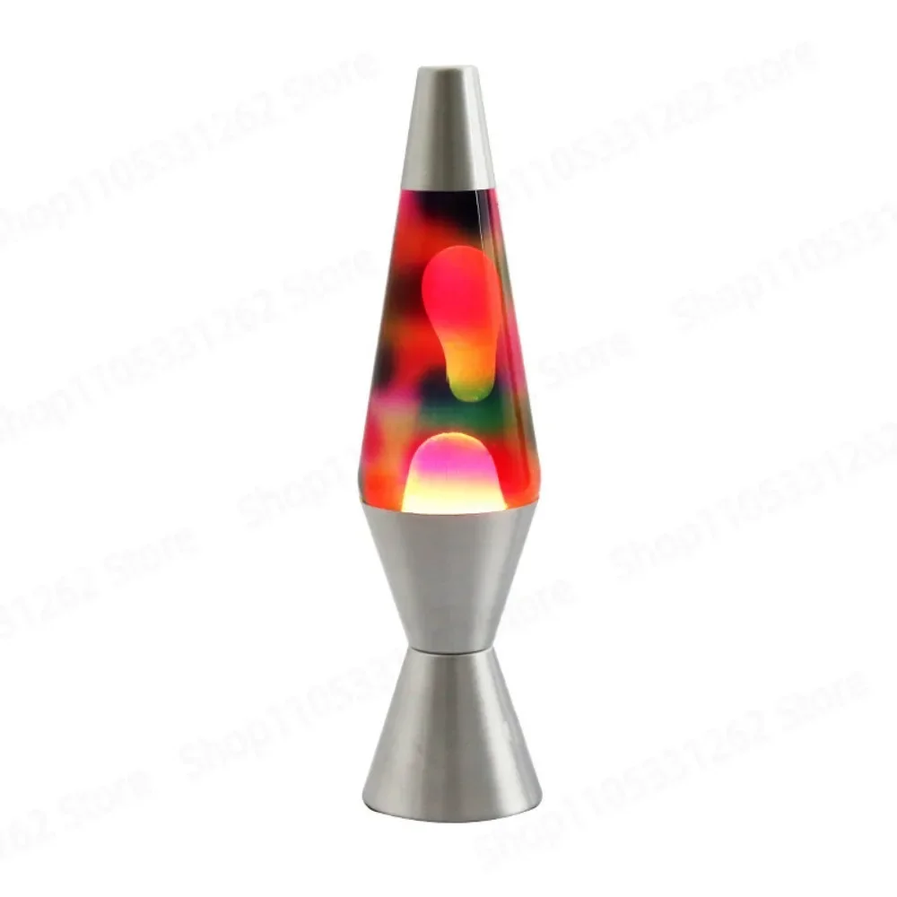 Liquid Motion Lamp Jellyfish Decorative Night Light Multi Color Conical Flask for Home Bedroom