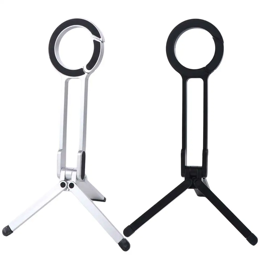 

Foldable Phone Tripod Carabiner Creative ABS Magnetic Phone Tripod Adjustable with Buckle Dual-sided Magnet Tripod Vlog