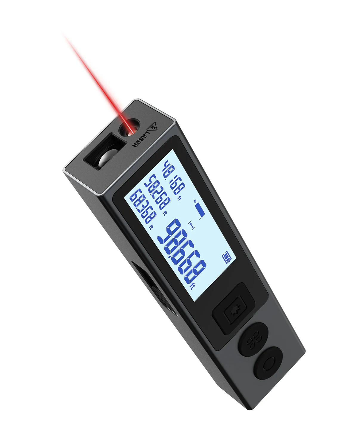 MILESEEY MiNi Digital Laser Tape Measure M120,Bluetooth Measurement Tools,Elegant Minimalist Metallic Distance Meter Case