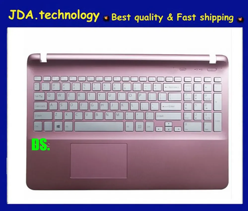 

MEIARROW New/Orig For sony vaio svf15 svf152 svf1521 svf151svf153 svf1541 svf15e US keyboard upper cover Touchpad Pink