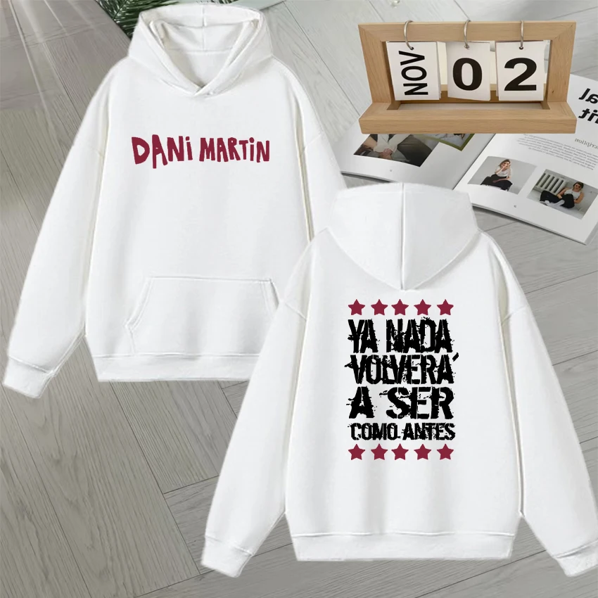 داني مارتن يا نادي فولفيرا A Ser Como قبل هوديي الرجال النساء عادية الصوف فضفاضة طويلة الأكمام البلوز موضة القوطية البلوز