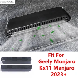 Car Under Seat Floor Air Conditioning AC Vent Outlet Dust Cover Protective Accessories For Geely Monjaro Kx11 Manjaro 2023 2024