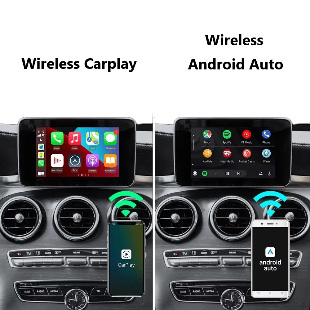 XUDA Wireless Apple CarPlay Module for Mercedes C GLC S Class W205 W253 NTG5.0 System, Android Auto Box Car Play Interface - Image 2