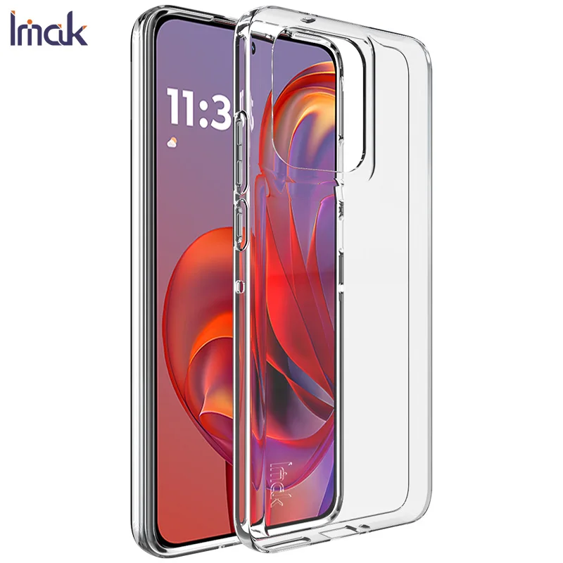 For Motorola S50 Case IMAK Ultra Thin Soft Clear Back Cover Phone Cases Funda For Motorola Moto S50
