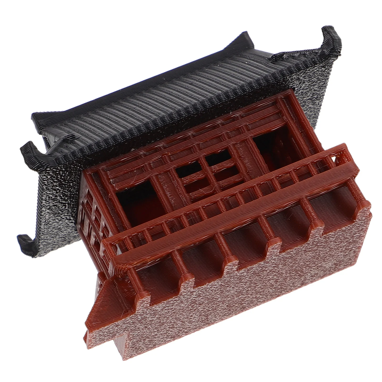 

Miniature Ancient Pavilion Ornament For Micro Landscape, Bonsai, Aquarium, Terrarium, Desktop Zen Garden, Home Office Decor,