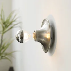 Corridor Balcony Creative Ceiling Light Vintage Retro Nostalgic Wall Lamp Bedside Yellow Chrome Gold Red White Decorative Sconce