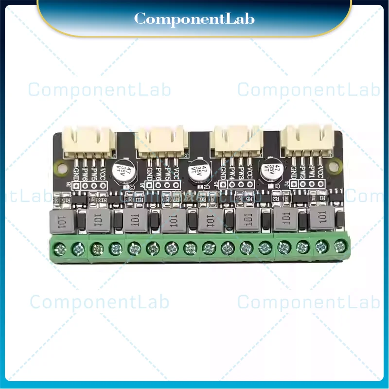 2-8pcs New original PT4115 module - 8-channel 1-10 series LED constant current driving module with adjustable output current