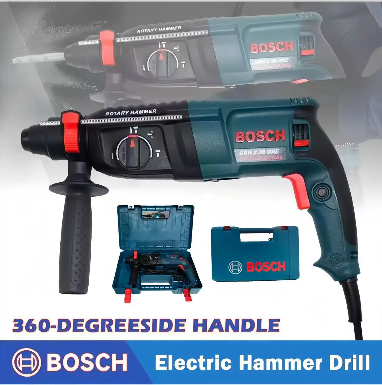 Bosch impact drill brushless electric hammer GBH2-28 Industrial-grade high-power multi-functional tool