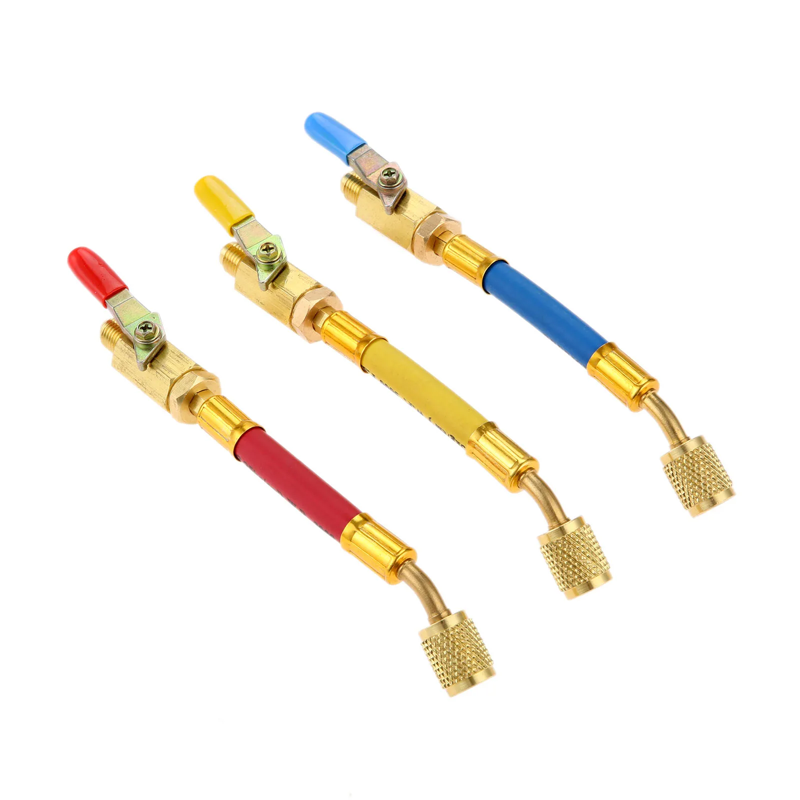 3Pcs 45° Angled 1/4