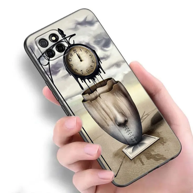 Salvador Dali Art Case For Samsung A13 A22 A24 A32 4G A14 A23 A25 A34 A52S A53 A54 A73 5G A11 A12 A31 A33 A50 A51 A70 A71 A72