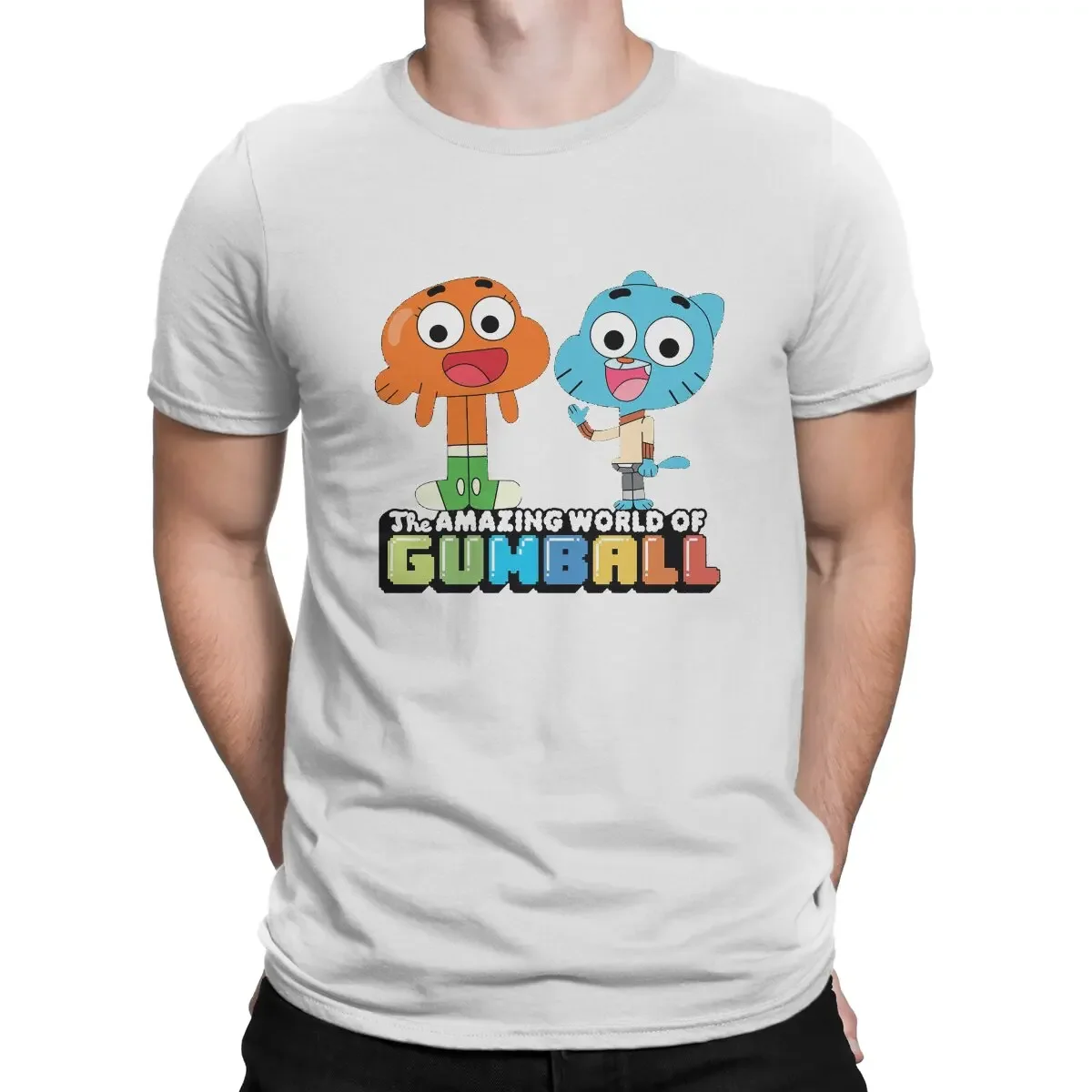 Sweatshirts New Trend T-The Amazing World of Gumball Men's TShirt Fan Individuality T Shirt new in tops & tees shirt homm 2024