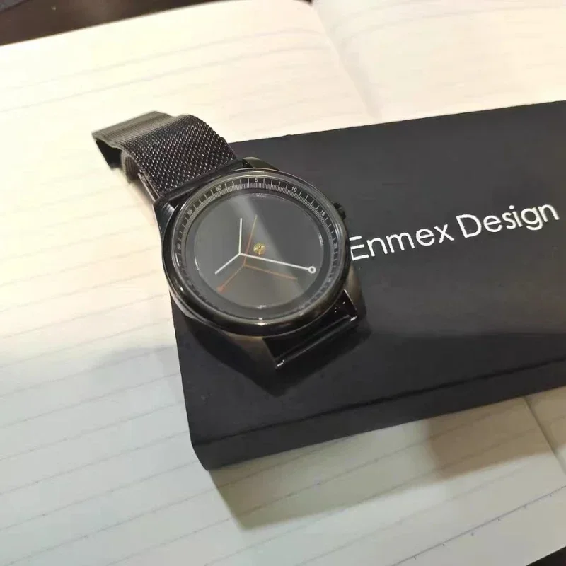 Enmex creative design feel twig concept quartz watch simple abstract designer watch cool holiday gift