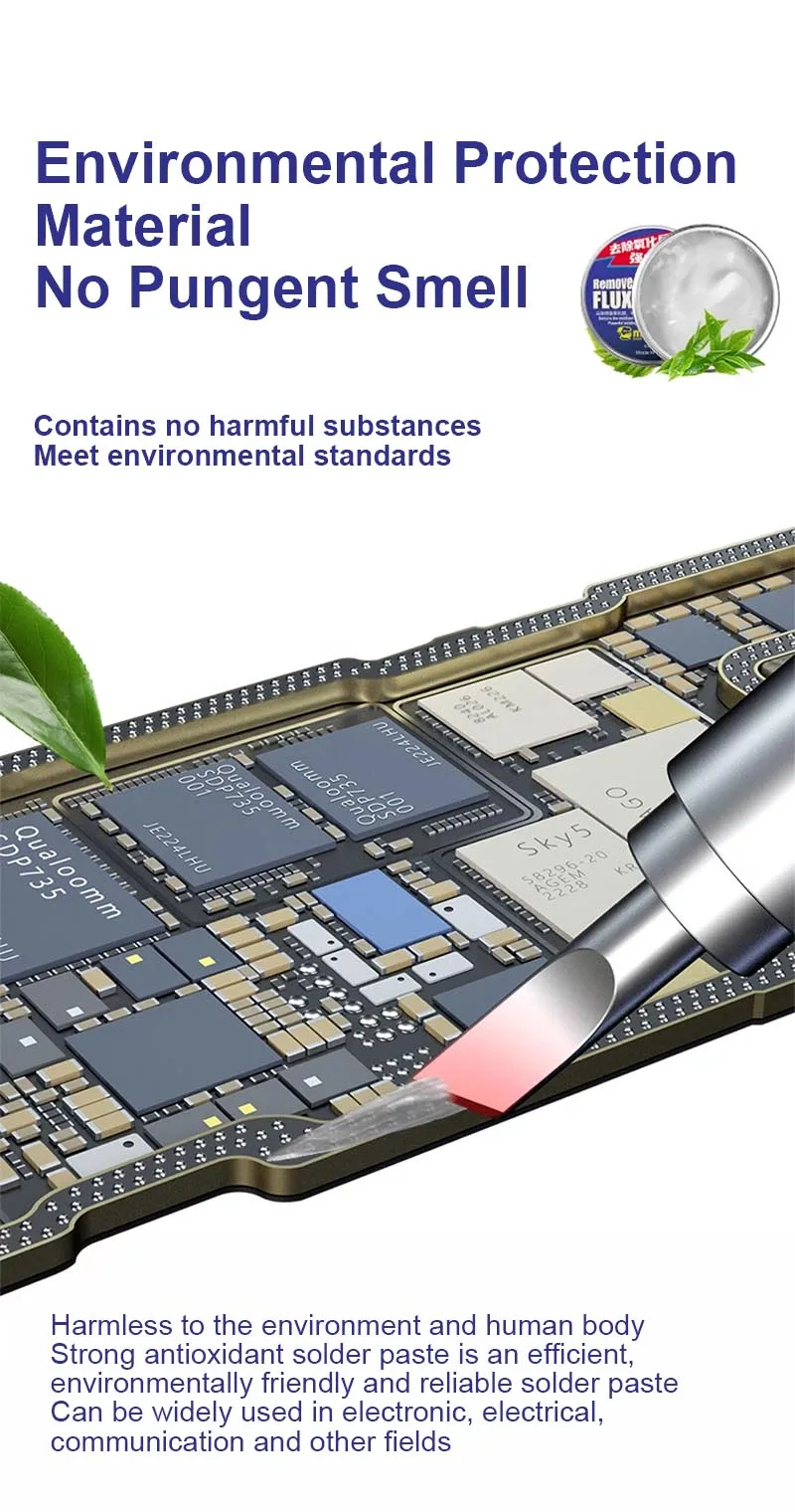 MECHANIC Q60 Q80 Powerful Oxidized Layer Removal Welding Flux Stainless Steel Battery Nickel Sheet Repair Soldering  Paste