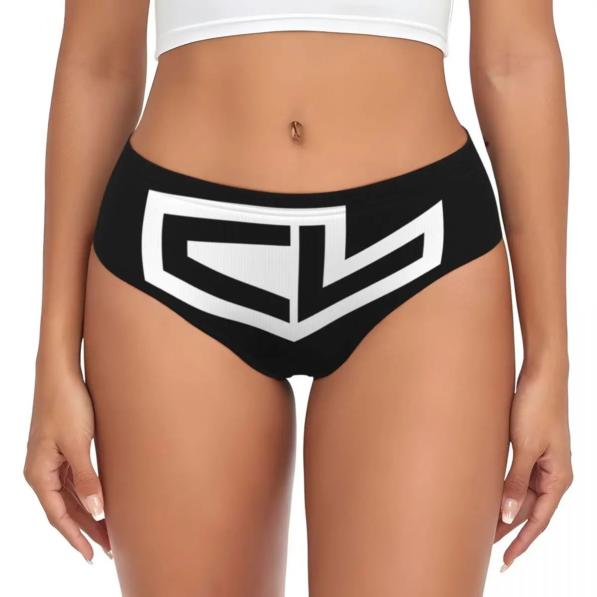 Custom CL Charles Leclerc Brief Panties Women's Stretch Motorsports Racing Underwear