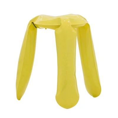 

Стул из нержавеющей стали с гальваническим покрытием, три ножки, стул знаменитости, Туалетный Стул