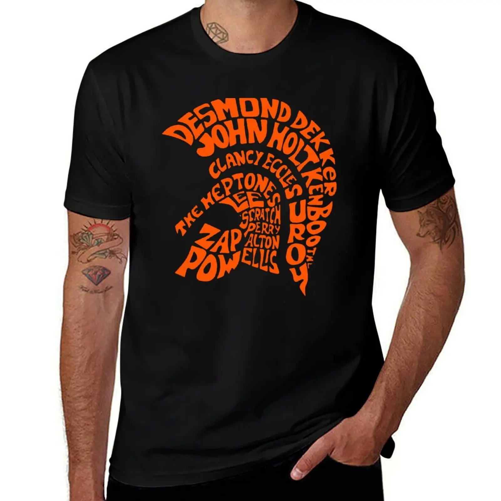 

Trojan Records Design T-Shirt man t shirt cotton printed t shirts for man T-Shirt