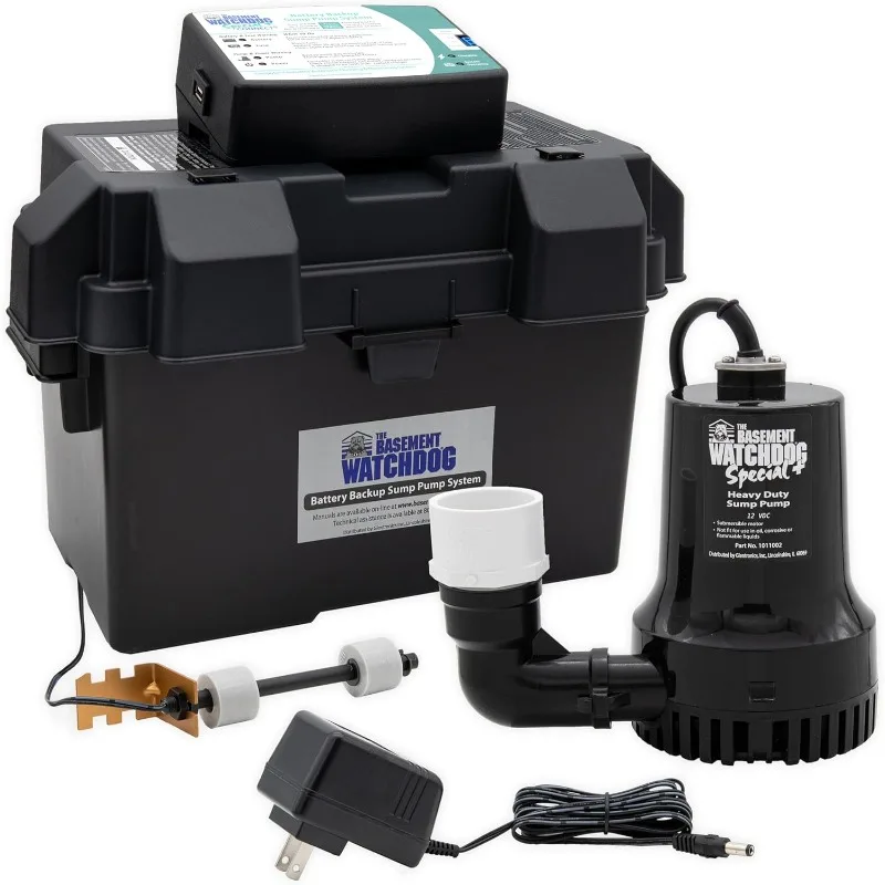 Model BWSP 2,600 GPH at 0 ft. and 1,850 GPH at 10 ft. Special CONNECT Battery Backup Sump Pump System with WiFi-Capable