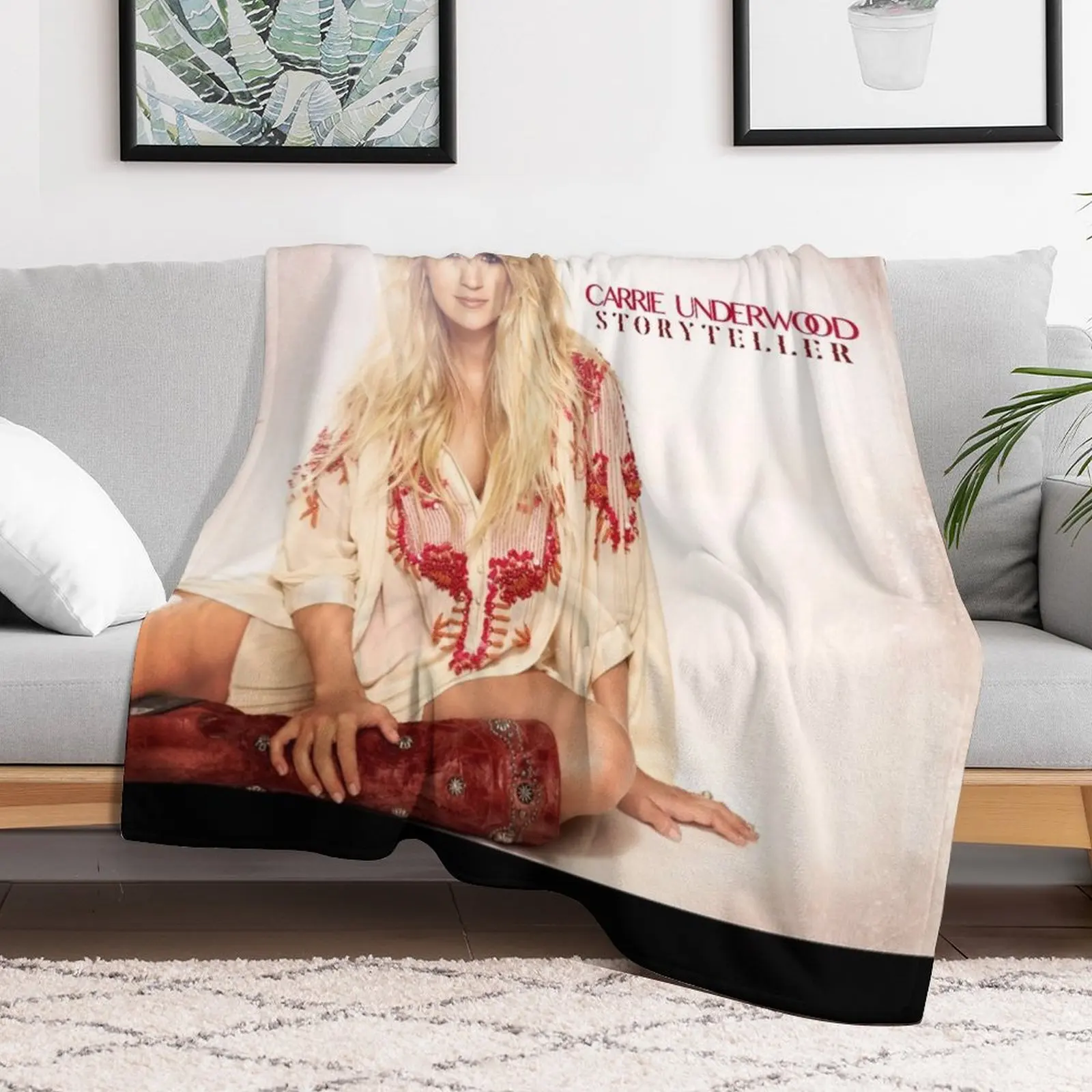 Carrie Underwood storyteller Throw Blanket Vintage sofa bed Fashion Sofas For Sofa Thin Blankets