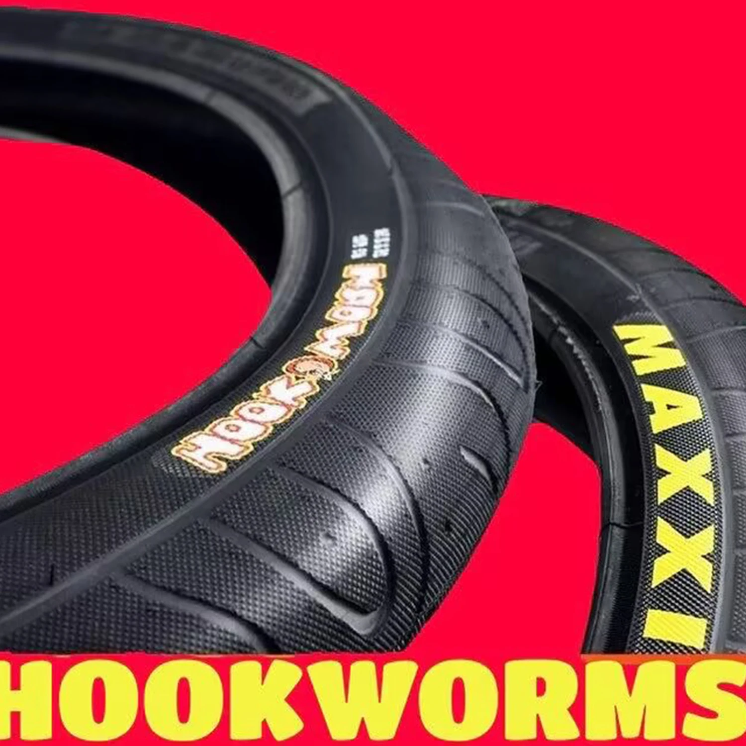 

MAXXIS Hookworm 26 x 2.5 Bicycle Tire BMX Wire Bead Clincher Tire for Street Park vert Flatland 20 inch 24 26 27.5 or 29 Sizes