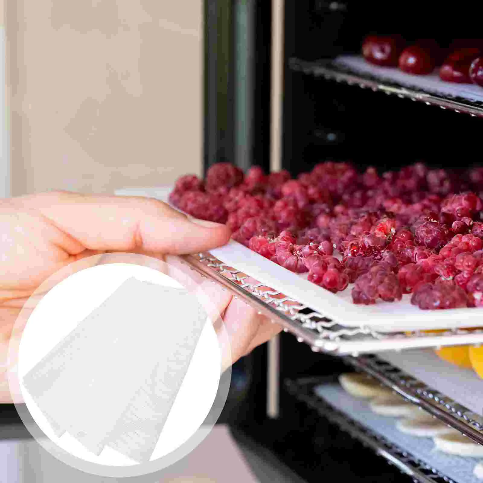 Alfombrilla de silicona especial para secado de piezas, almohadillas antiadherentes para conservar alimentos, accesorios para estante de Gel de sílice, 5 uds.