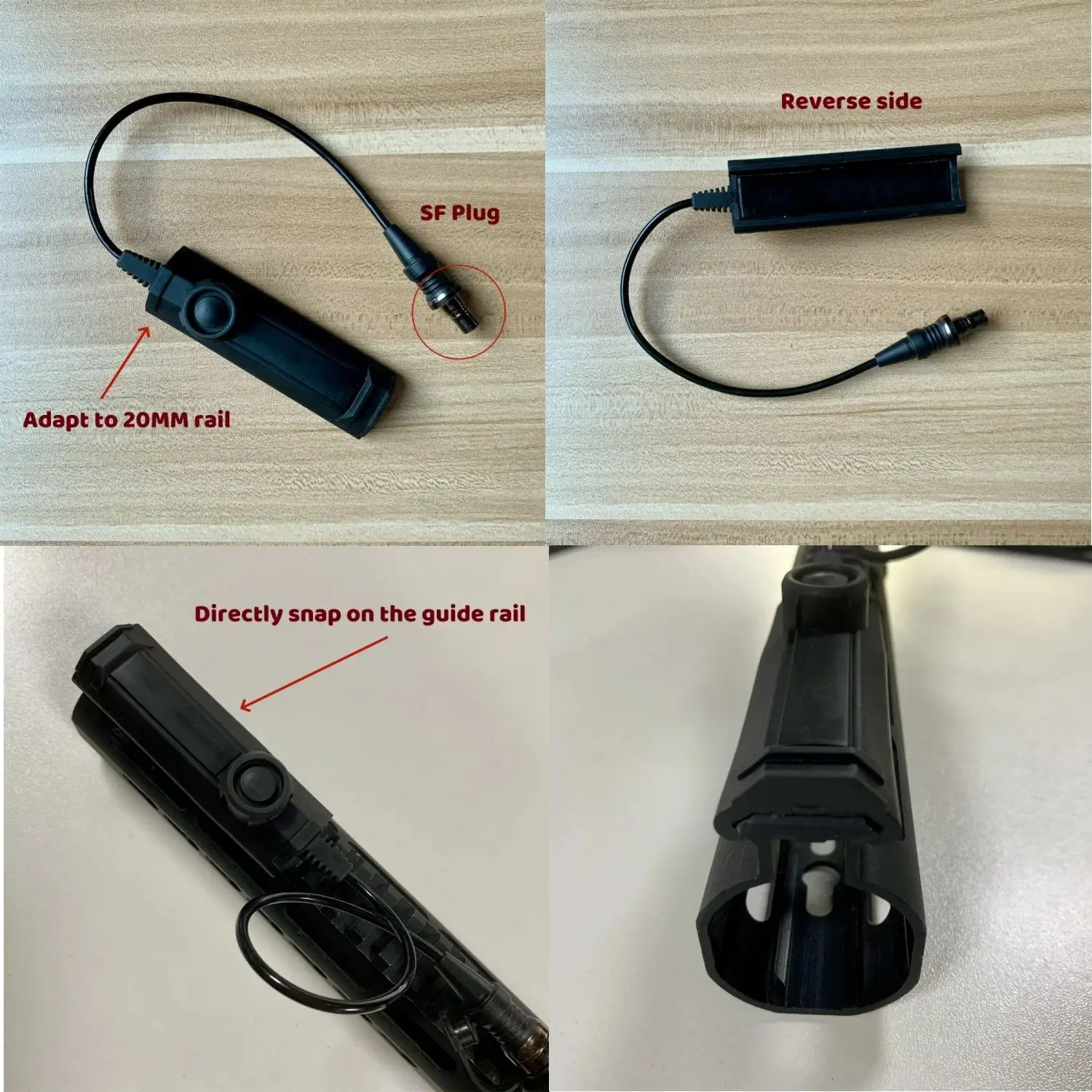 Tactical SureFire M300 M600B M600C Gun Light Picatinny Rail Compatible Flashlight Scout Light Pistol And Rifle Illumination Tool view 2