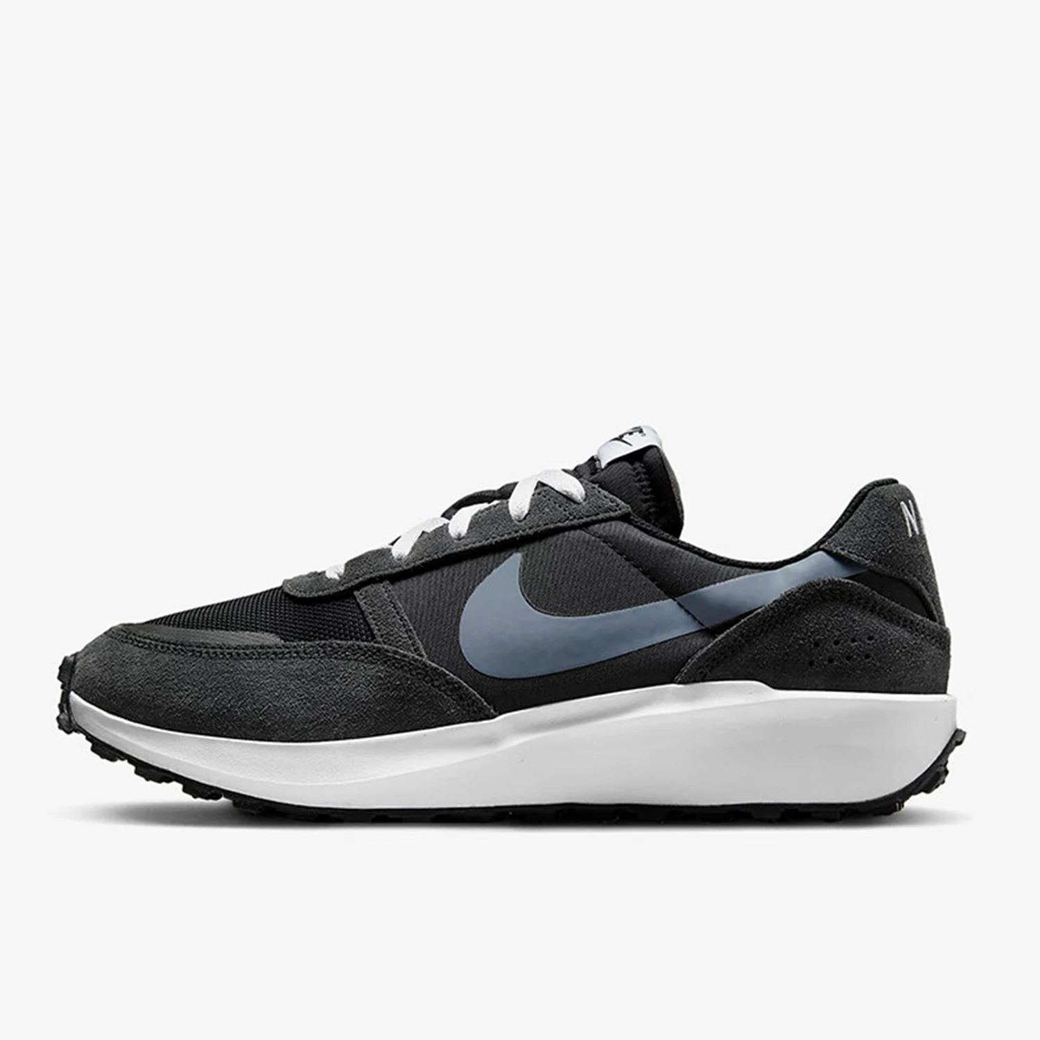 Nike Authentic WAFFLE NAV Men's Women's Thick Sole Cushioned Sports Running Shoes FJ4195-001