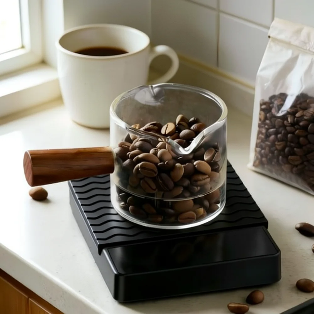 Mini Digital Coffee Scale Rechargeable Espresso Balance High Precision LED Display Kitchen Tool For Pour Over Brewing Maker