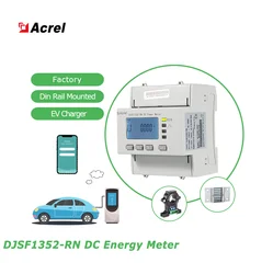 Acrel UL DJSF1352-RN licznik energii monitorowania mocy prądu stałego z Rs485 Modbus-RTU do solarny Pv ładowania akumulatora plie