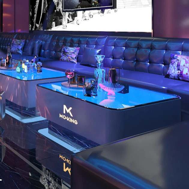 

*Smart Lighting bar Table Mobile bar Table Standing bar Table