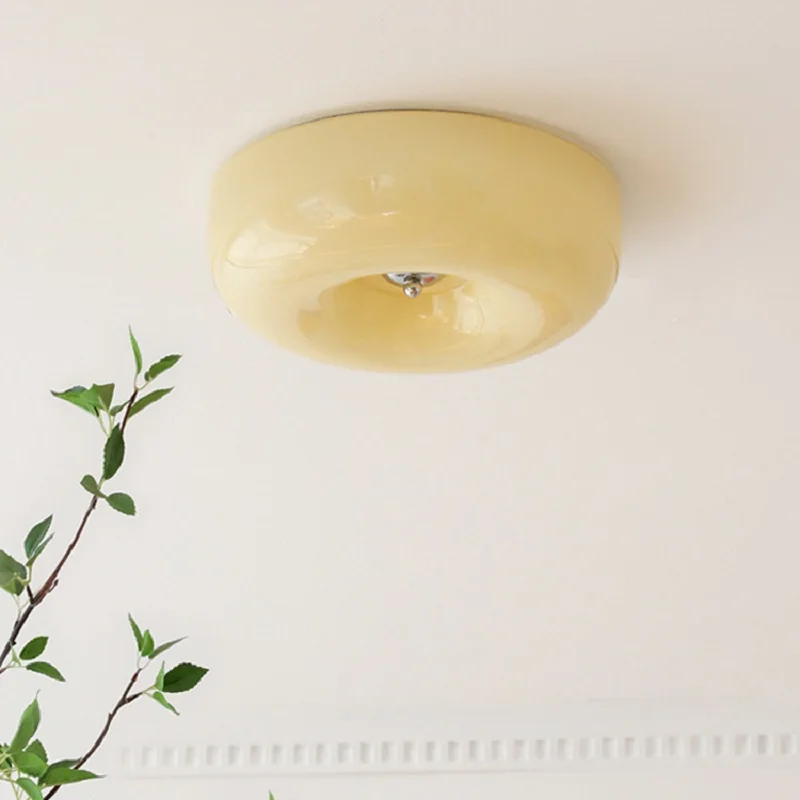 French Cream Lamp Aisle Balcony Ceiling Lamp Simple Creative Children's Room Bedroom Ceiling Lamp