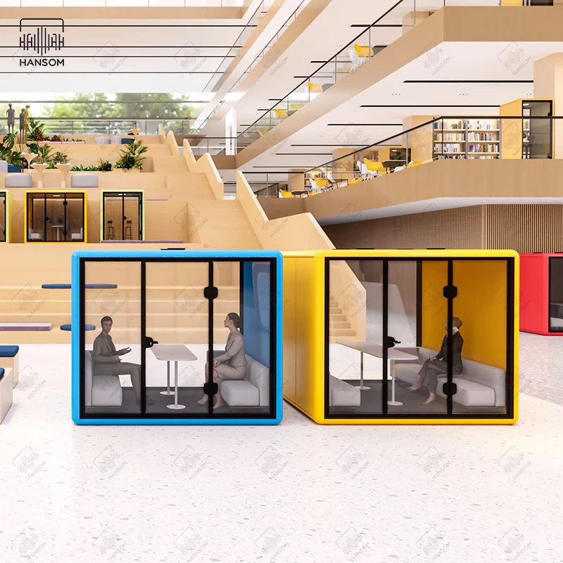 

Звукоизоляционная будка Офисная будка для встреч Звукоизоляционная телефонная будка Стручки для конфиденциальной будки Акустические стручки для сидения офисного телефонного будка