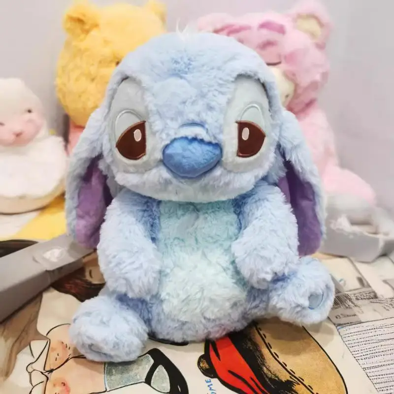 32Cm Lilo & Stitch Plush Doll Stitch Anime Kawaii Decorate Can't Wake Up Winnie The Pooh Girl Toy Eeyore Pp Cotton Doll Gift