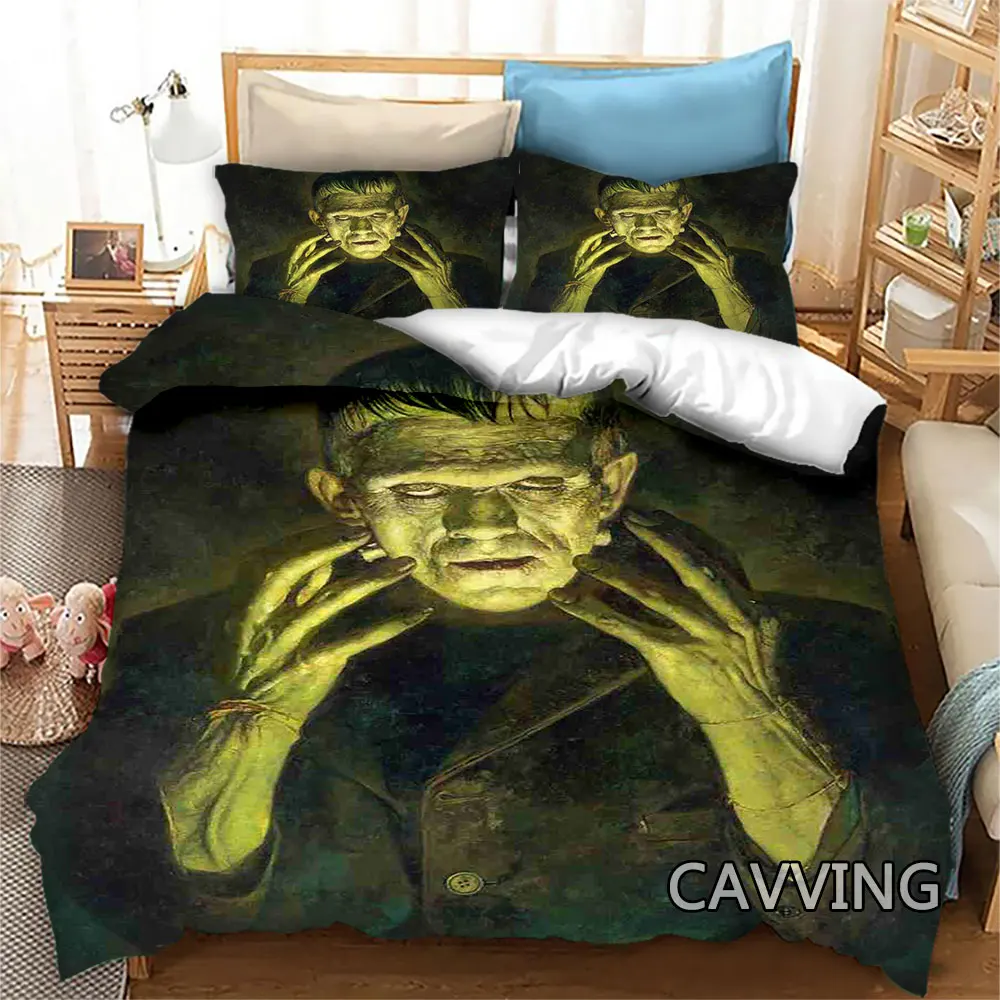 Frankenstein  3D Printed Bedding Set Duvet Covers & Pillow Cases Comforter Quilt Cover (US/EU/AU Sizes) Home Textile   H01