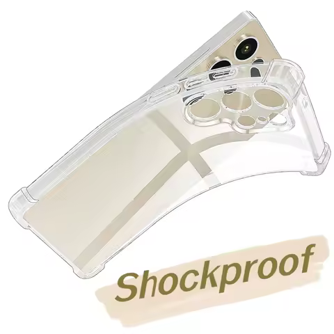 Shockproof Silicone Soft Case For Samsung Galaxy S25 S24 S23 S21 FE Ultra Plus Clear Ultra Thin Back Cover Shell 25+ S 25 24 23