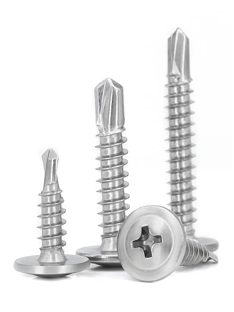 

M4.2 Dovetail Screw 410 Stainless Steel Head Drilling Screws Countersunk Head Self Drilling Screws Cross Drill Tail Screws
