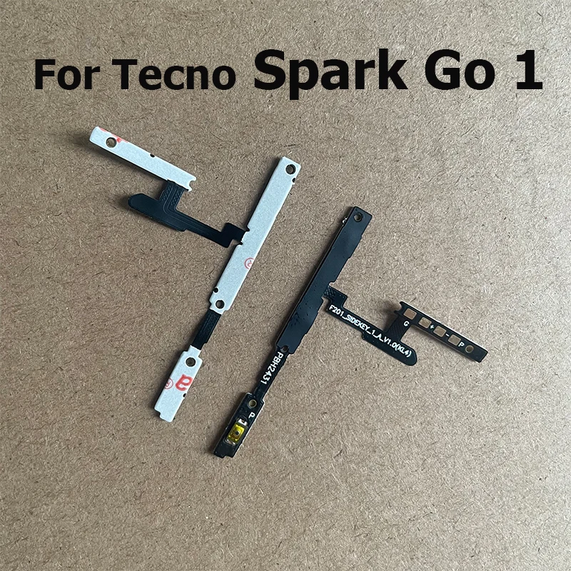 For Tecno Spark Go 1 Switch Volume Power Flex Cable Power On Off Button Key Flex Cable Replacement