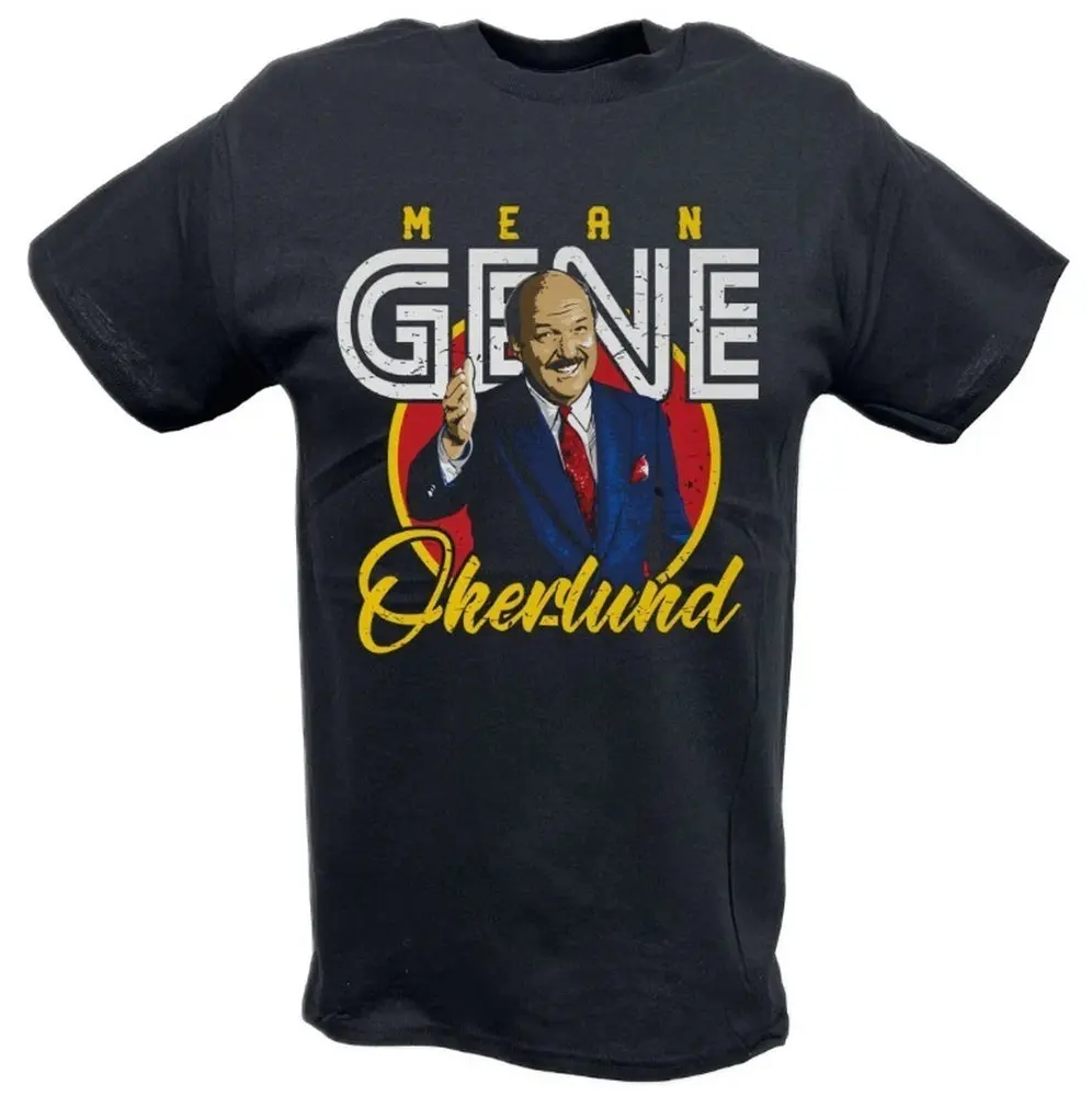 

2025 HOT SALE T SHIRTS Gene Okerlund Legend Collection T-Shirt 00009514#A Wrestling Sports TEE Famous Wrestler FANS man clothes