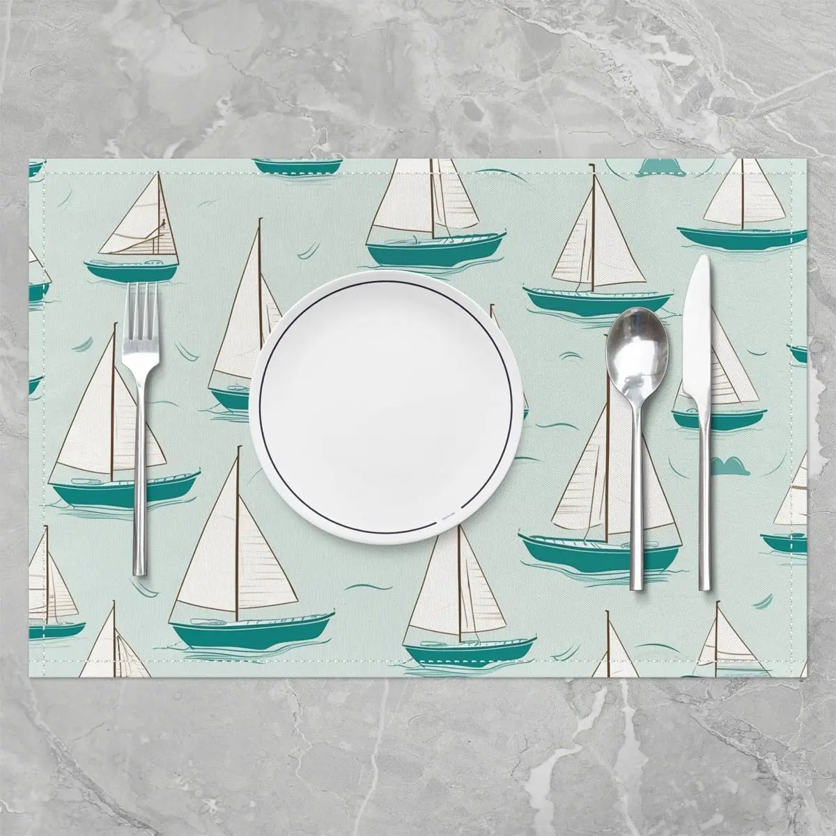 سجادات مكان العلم الأمريكي مقاس 12 × 18 بوصة مجموعة من 4 مفارش مطبوعة بنجوم هندسية رومانسية نمط الحب مفارش طاولة للبالغين في سن المراهقة