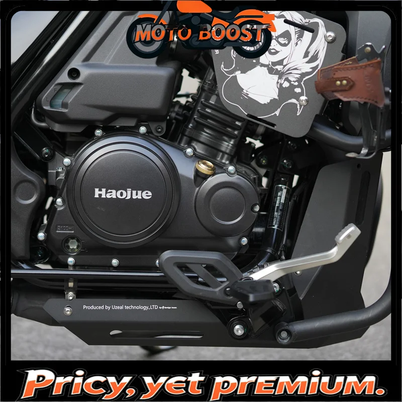 】Customized Logo Motorcycle CNC Engine Oil Cap with Ti Bolt Screw Filler Cover Body Systems Product for Haojue TR300 Plus