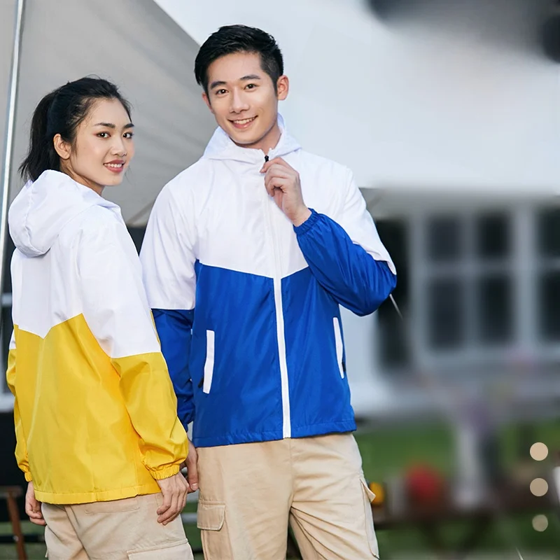 Jaket Olahraga Luar Ruangan Pakaian Kerja Pria Tahan Air Cany T Building Couple Sle Casual Jaet Bahan Poliester