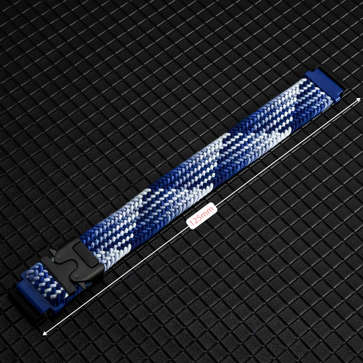 حزام نايلون لساعة سامسونج جالاكسي قابل للتعديل مطاطا مضفر حلقة منفردة تناسب 3 حزام الرجال النساء حزام الساعات لفرقة جالاكسي فيت 3