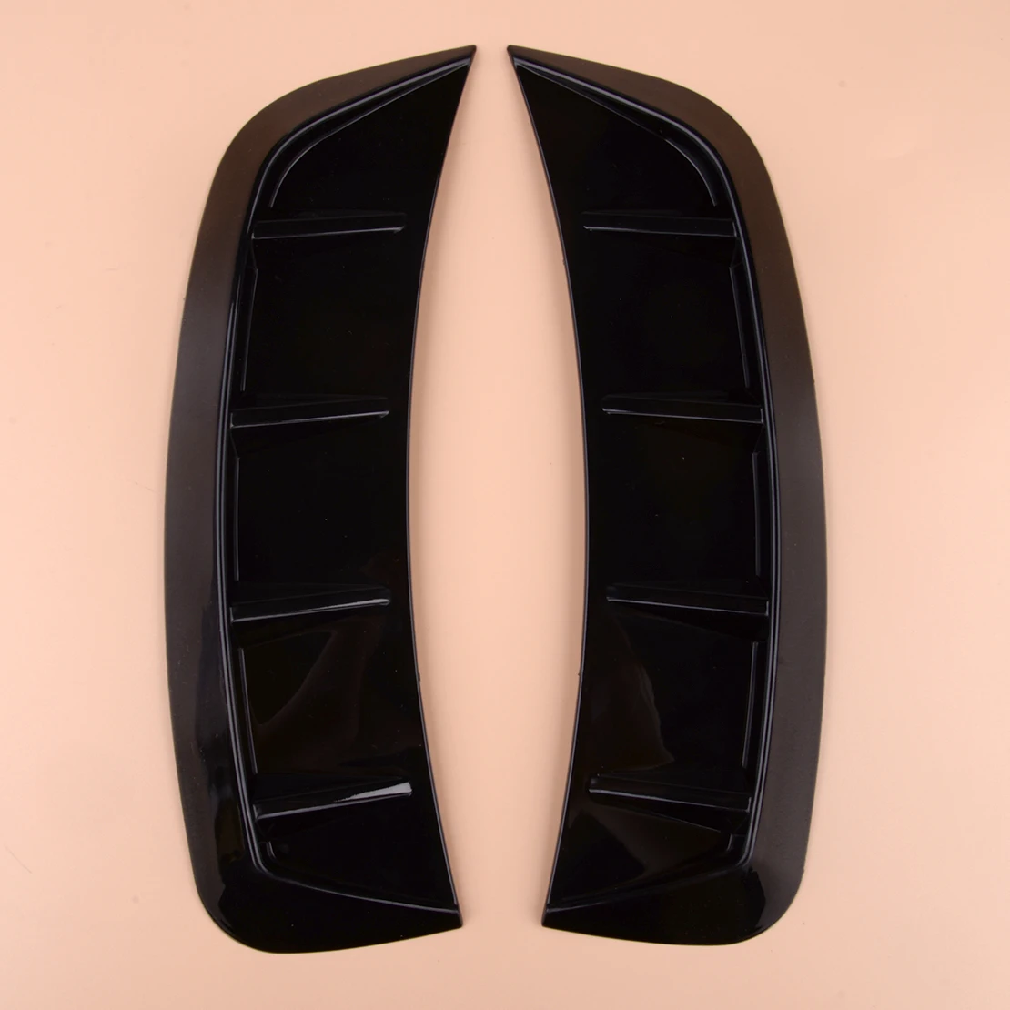 

1 Pair Glossy Black ABS Wheel Arch Eyebrow Sticker Protector Strip Side Fender Trim Cover Fit for all Car