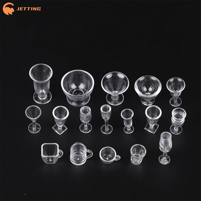 

Набор из 17 предметов: акриловые тарелки, чашки, миски, посуда для кукольного домика в масштабе 1:12, миниатюрные игрушки, еда для кукол, аксессуары для кухни и гостиной