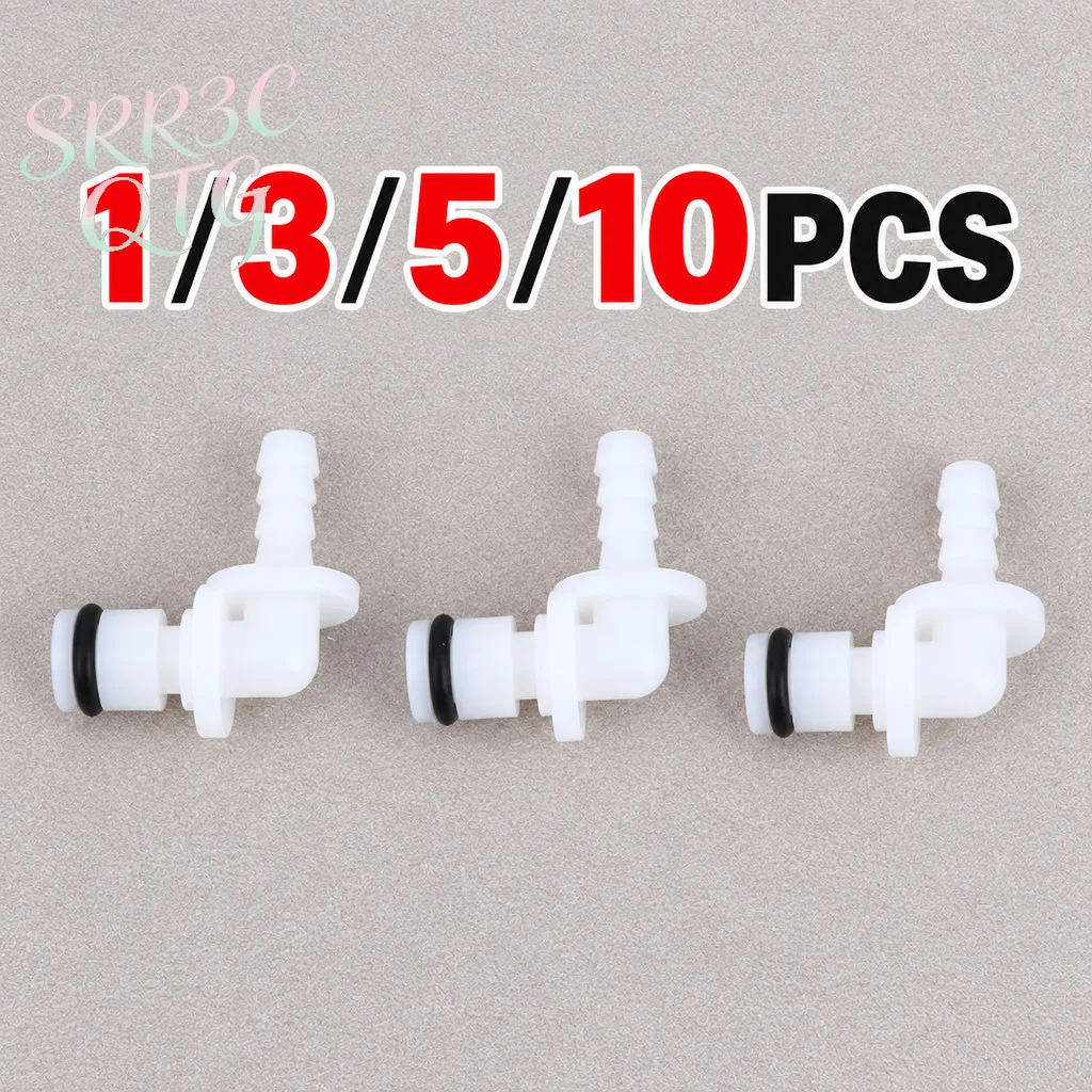 Hot Sale 1/3/5/10PCS Bend Adapter Valve Sealing Conductive Male Female Connector Plastic Quick Plug Hose Connection