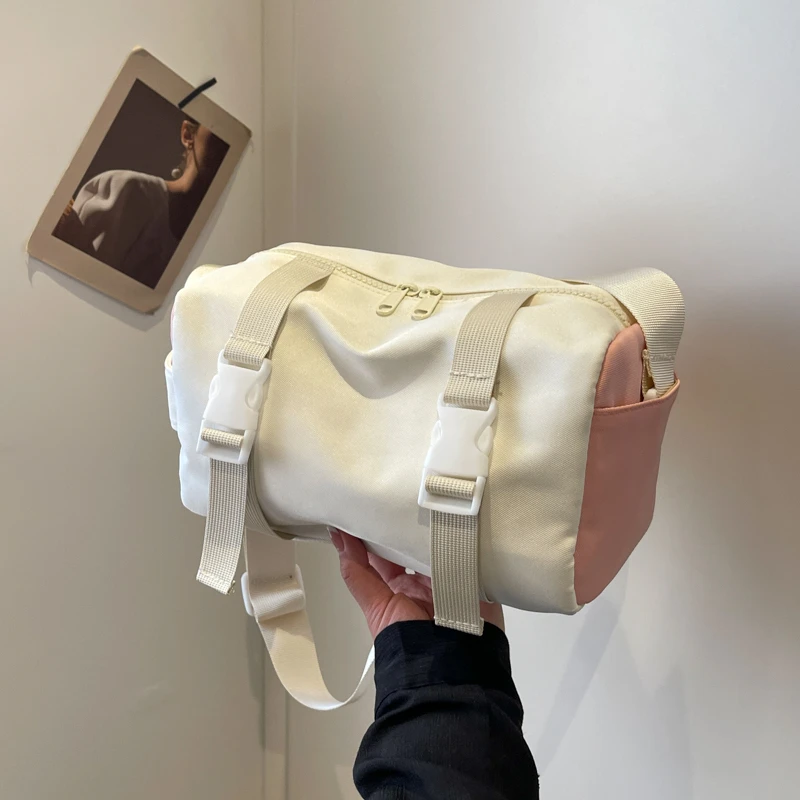 Nylon Zipper Crossbody Bags Ladies Bags on Sale 2024 High Quality Versatile Patchwork High Capacity Bolsa Transversal