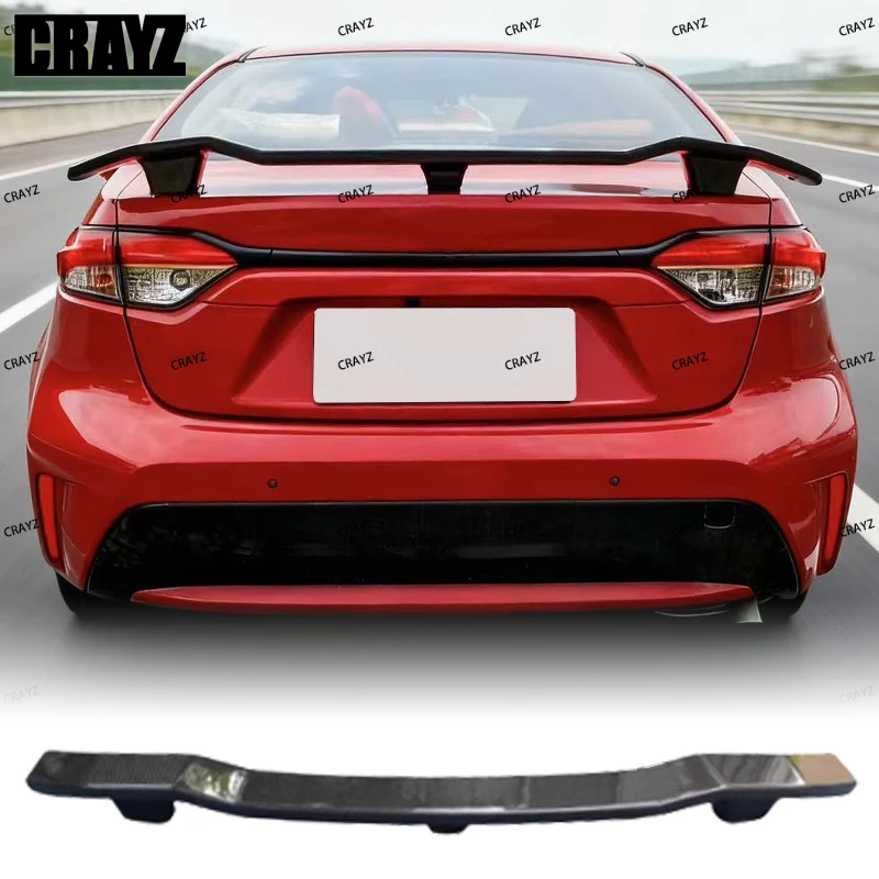 

For 2020 2021 2022 2023 2024 Toyota Corolla Sedan JDM Rear Trunk Gloss Black Spoiler Wing Car Accessories Tail Lip GT Wing