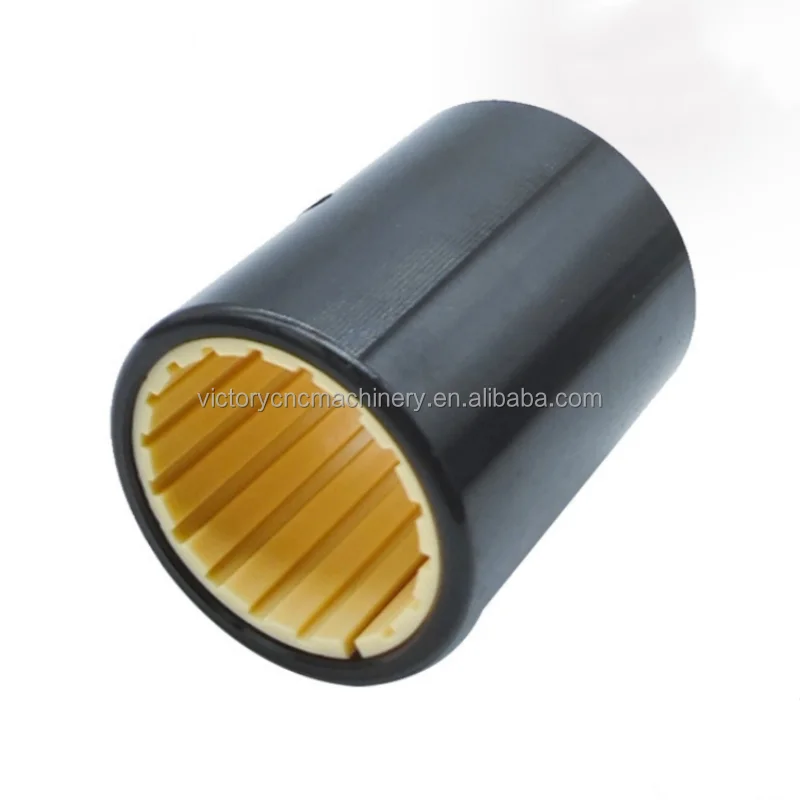LIN-12R-16 Self-Lubricating Plastic Linear Sliding Bearing 16x24x30mm Dustproof Self-Lube Sliding Bushing for CNC Equipment