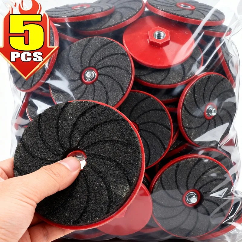 

Sanding Pad with M10 Drill Adapter 50 Grit Backing Pad Sanding Holder Disc for Concrete Marble Stone Polishing Abrasive Tools