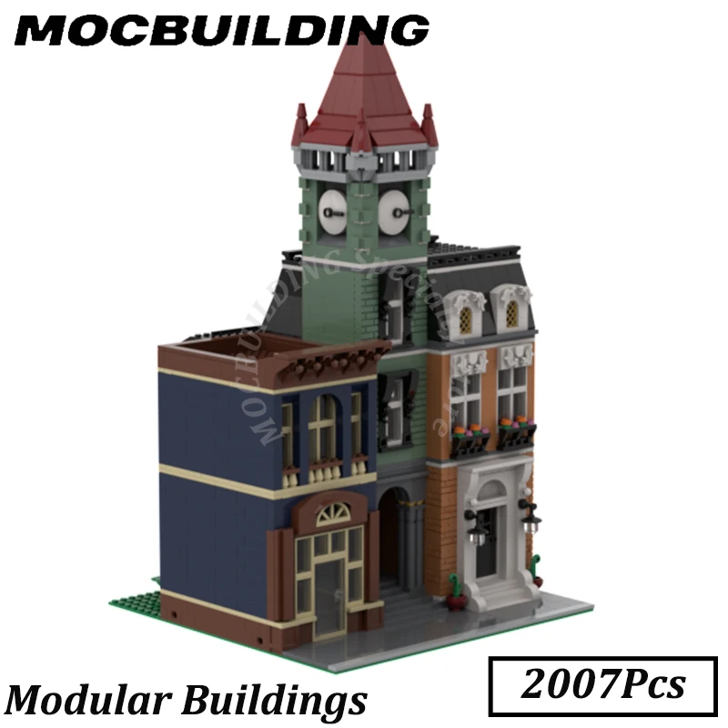 Modular Town Buildings City Street Model Display MOC Building Blocks Bricks Construction Toys Gifts Christmas